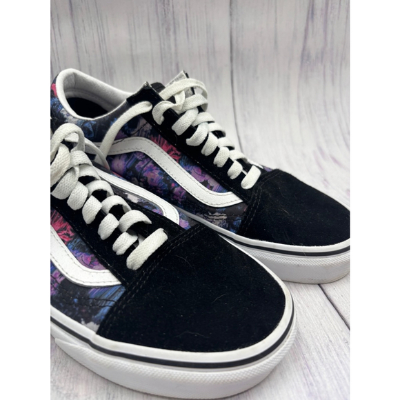 Women's Vans Old Skool Sneakers size 8 Purple floral - Picture 3 of 8